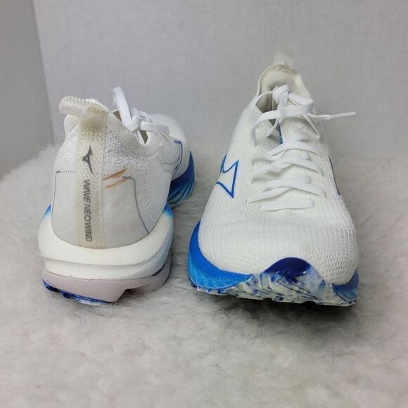 Mizuno Wave Neo Wind Women's White-Blue J1GC227801 Sneaker Shoes Size 8.5 - Picture 7 of 11